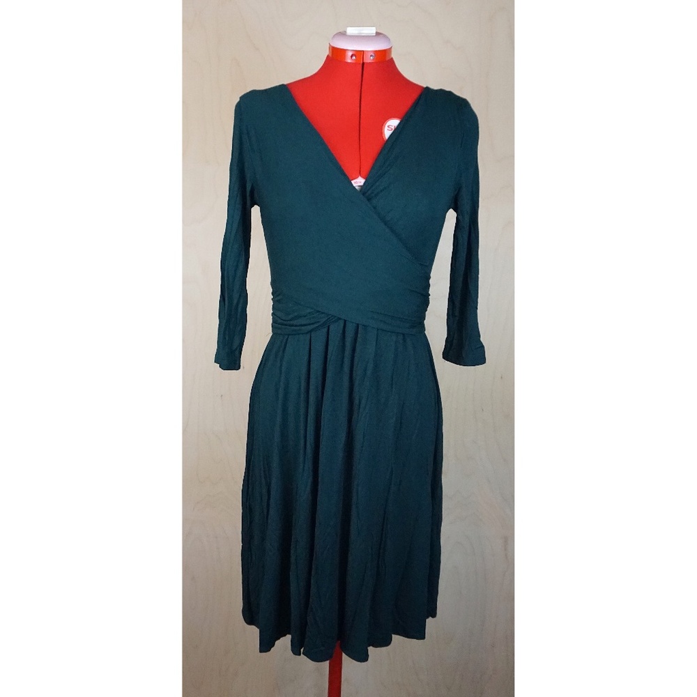 ModCloth (Peach Love California) "Takes You to Tango Dress" Dress in Green